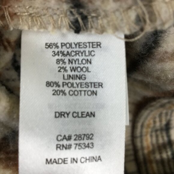 J Joie Plaid Button Up Shacket s - Picture 6 of 6